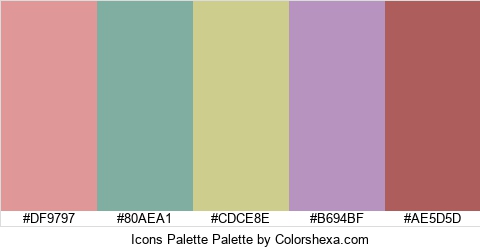 Icons Palette Colors Logo