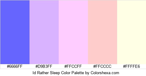 Id Rather Sleep Color Colors Logo