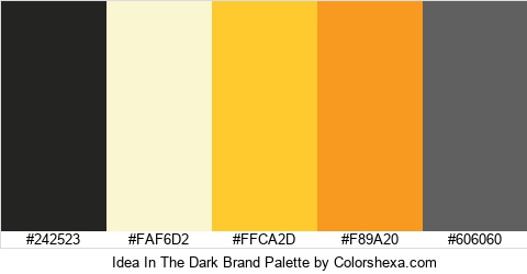 Idea In The Dark Brand Colors Logo