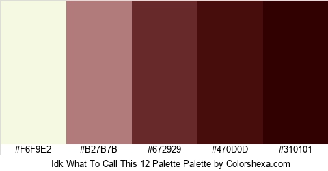 Idk What To Call This 12 Palette Colors Logo