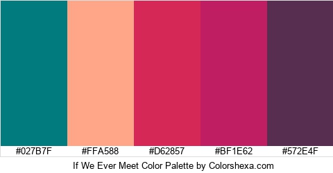 If We Ever Meet Color Colors Logo