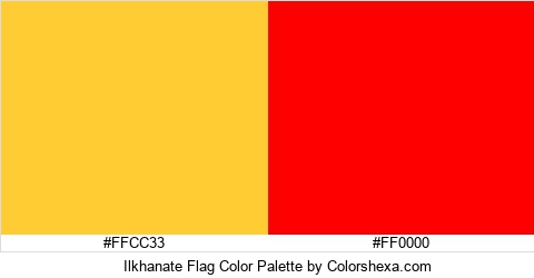 Ilkhanate Flag Color Colors Logo