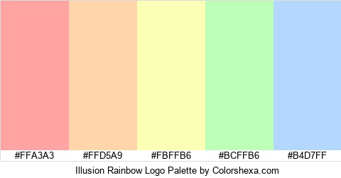 Illusion Rainbow Logo Colors Logo