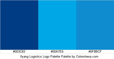 Ilyang Logistics Logo Palette Colors Logo
