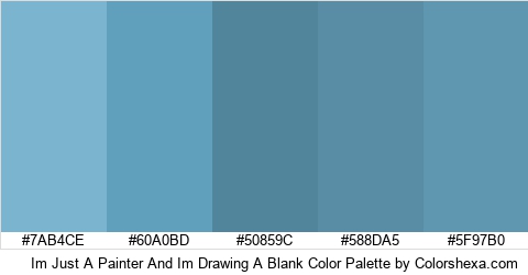 Im Just A Painter And Im Drawing A Blank Color Colors Logo