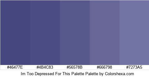 Im Too Depressed For This Palette Colors Logo