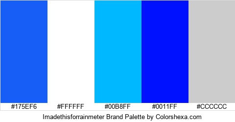 Imadethisforrainmeter Brand Colors Logo