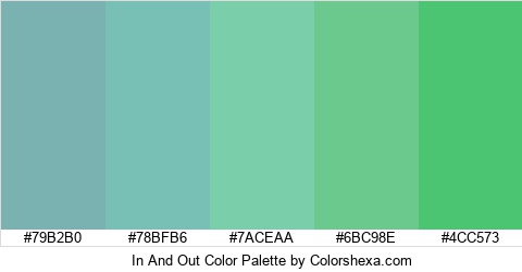 In And Out Color Colors Logo