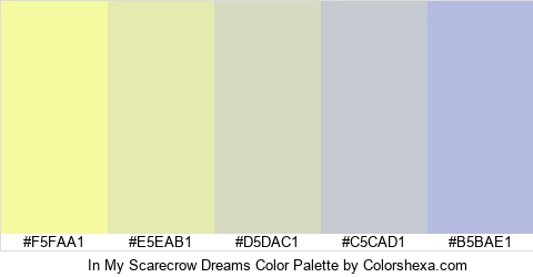 In My Scarecrow Dreams Color Colors Logo