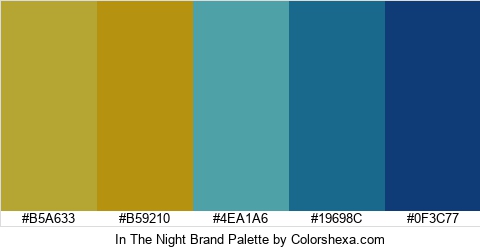 In The Night Brand Colors Logo