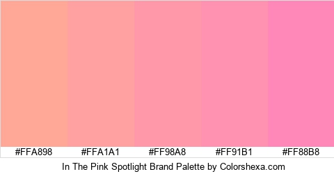 In The Pink Spotlight Brand Colors Logo