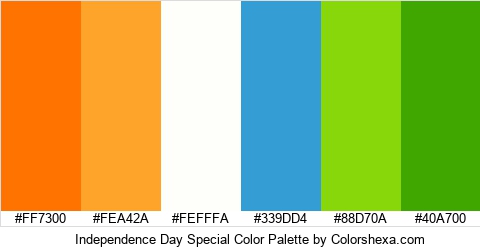 Independence Day Special Color Colors Logo