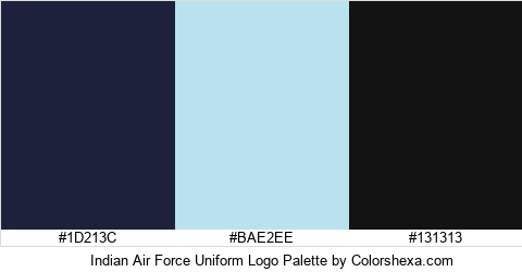 Air force outlet blue color code