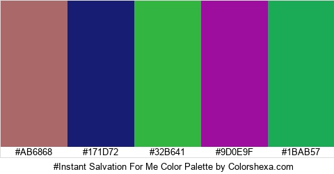 #Instant Salvation For Me Color Colors Logo