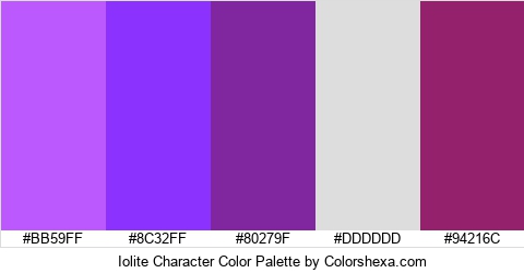 Iolite Character Color Colors Logo