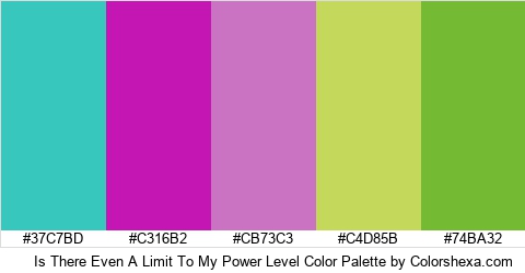 Is There Even A Limit To My Power Level Color Colors Logo