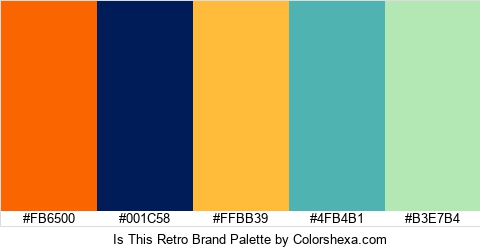 Is This Retro Brand Colors Logo