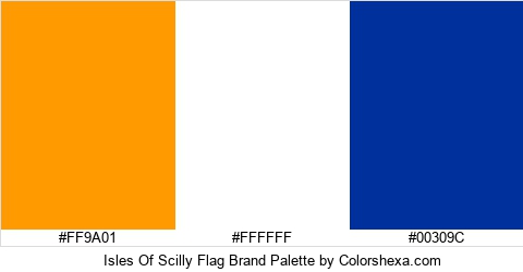 Isles Of Scilly Flag Brand Colors Logo