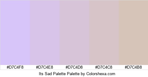 Its Sad Palette Colors Logo
