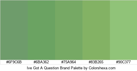 Ive Got A Question Brand Colors Logo