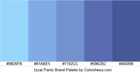 Izzat Pants Brand Colors Logo