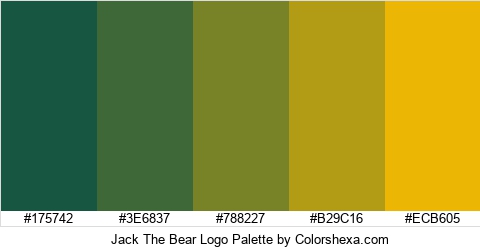 Jack The Bear Logo Colors Logo