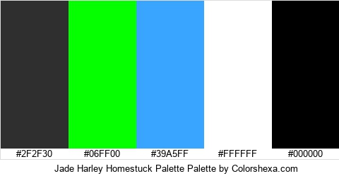 Jade Harley Homestuck Palette Colors Logo