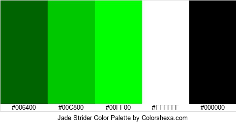 Jade Strider Color Colors Logo