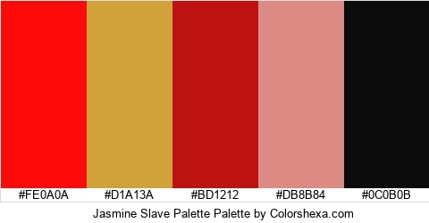Jasmine Slave Palette Colors Logo