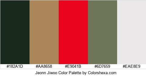 Jeonn Jiwoo Color Colors Logo