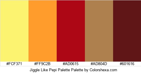 Jiggle Like Pepi Palette Colors Logo