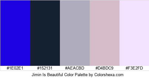 Jimin Is Beautiful Color Colors Logo