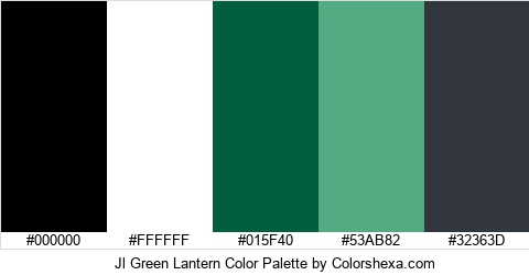 Jl Green Lantern Color Colors Logo