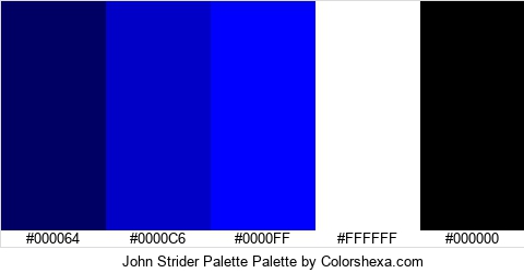 John Strider Palette Colors Logo