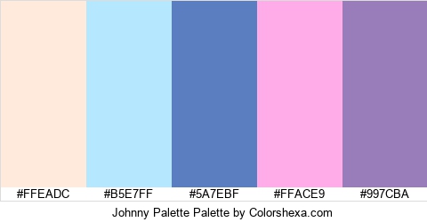 Johnny Palette Colors Logo