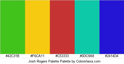 Josh Rogers Palette Colors Logo