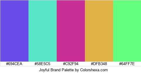 Joyful Brand Colors Logo