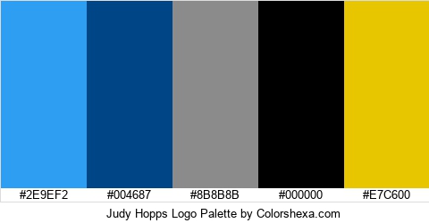 Judy Hopps Logo Colors Logo