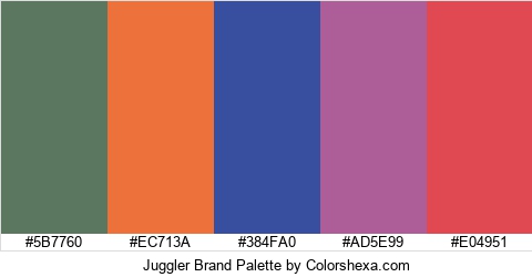 Juggler Brand Colors Logo