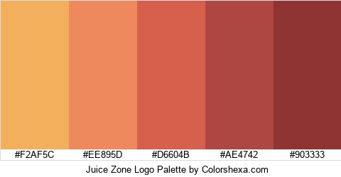 Juice Zone Logo Colors Logo