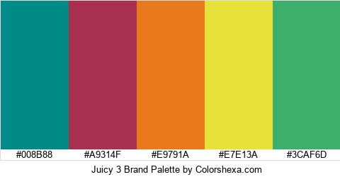 Juicy 3 Brand Colors Logo