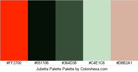 Julietta Palette Colors Logo