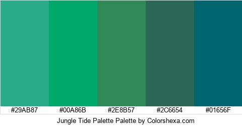 Jungle Tide Palette Colors Logo