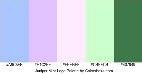 Juniper Mint Logo Colors Logo