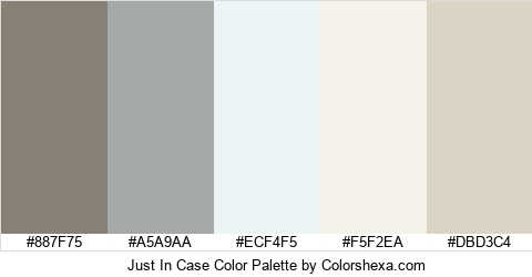 Just In Case Color Colors Logo