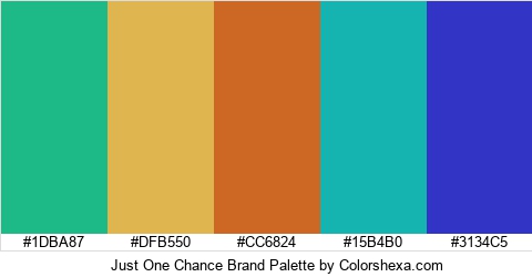 Just One Chance Brand Colors Logo