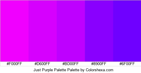 Just Purple Palette Colors Logo