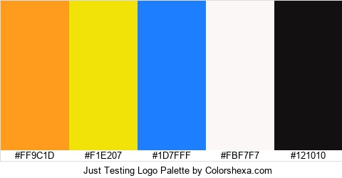 Just Testing Logo Colors Logo