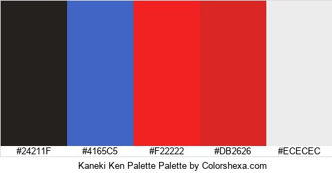 Kaneki Ken Palette Colors Logo