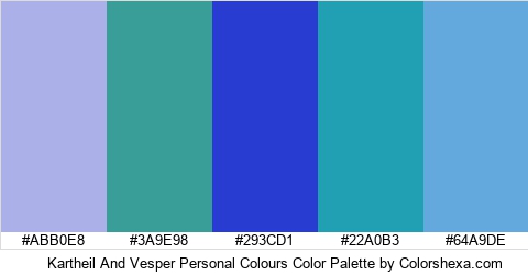 Kartheil And Vesper Personal Colours Color Colors Logo